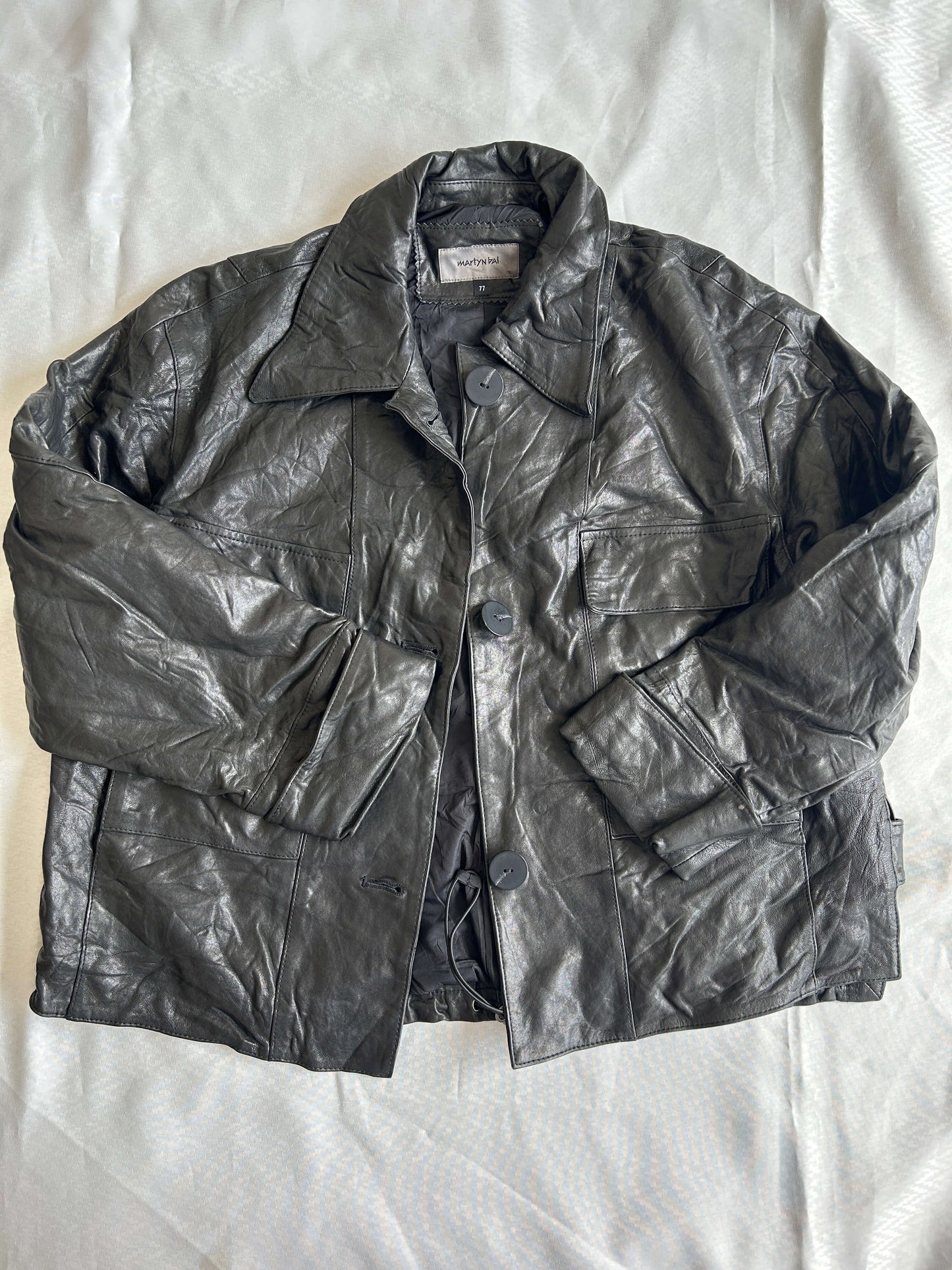 vintage leather jacket