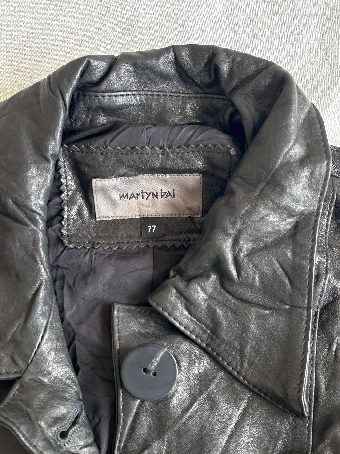 vintage leather jacket