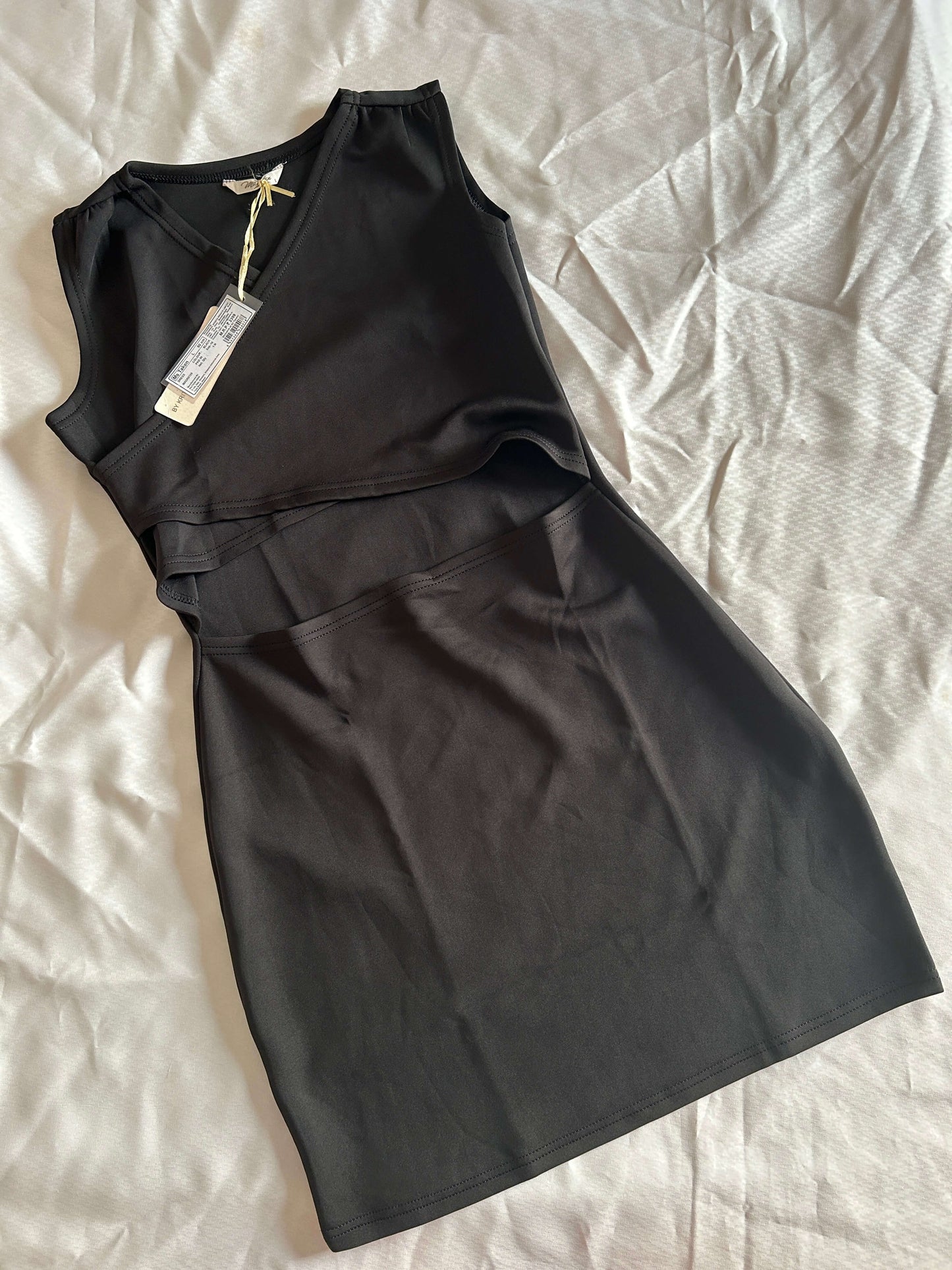 cutout little black dress (new)